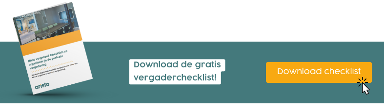 Checklist vergadering organiseren